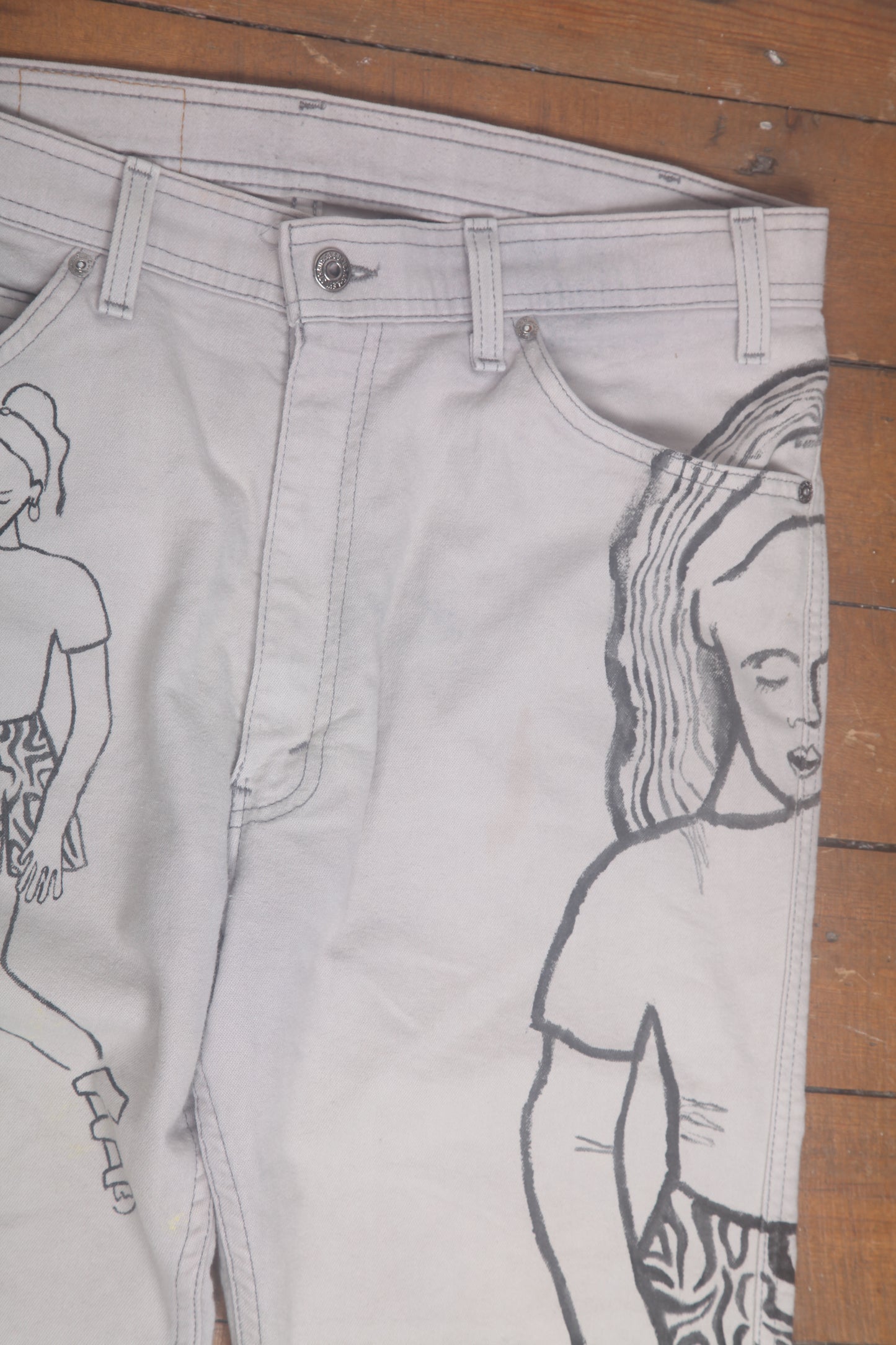Levi's Hand Painted Trousers