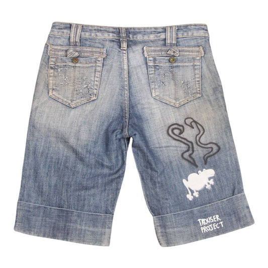 Upcycled Denim Shorts (W34)