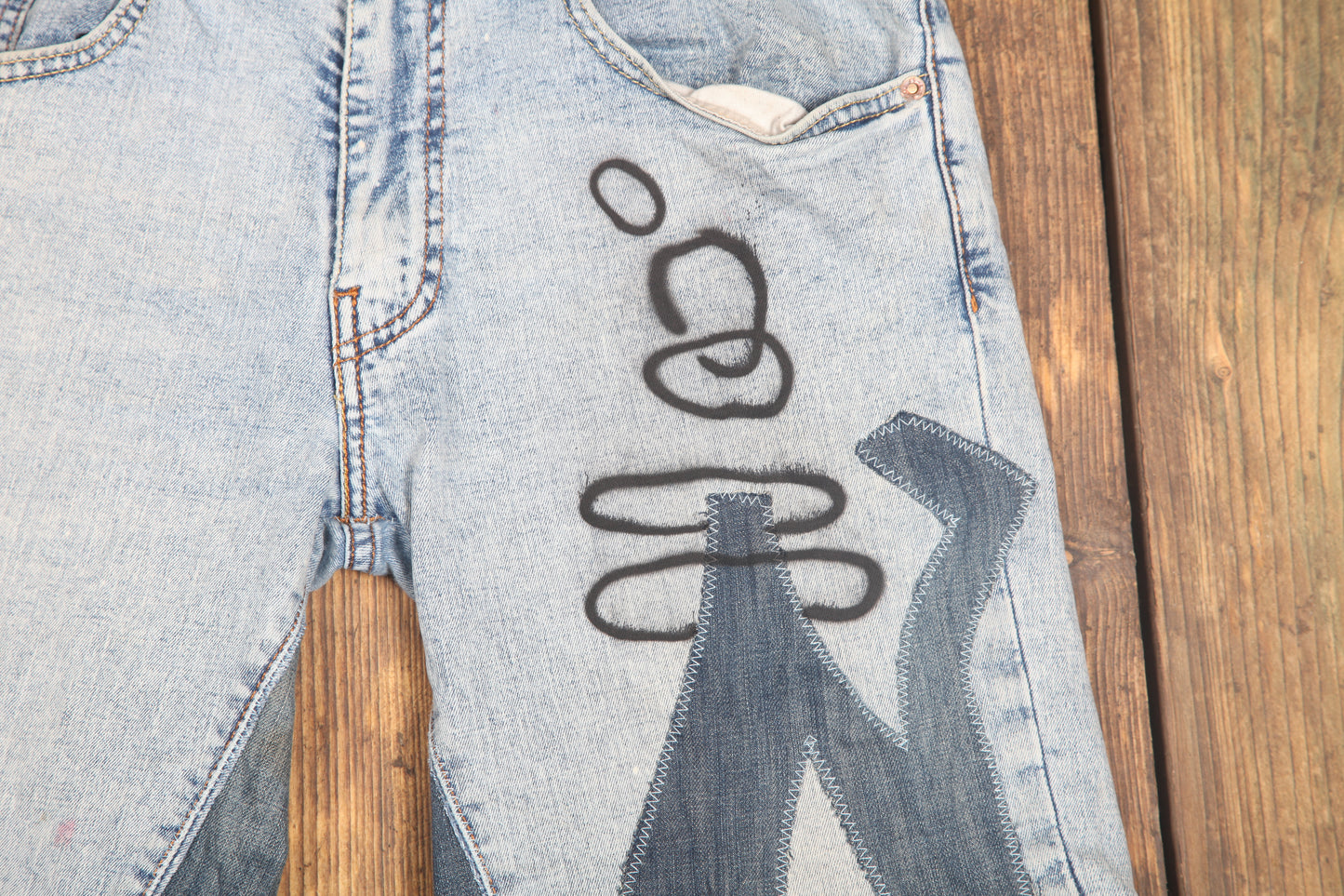 Levi's Upcycled Denim Shorts (W34)