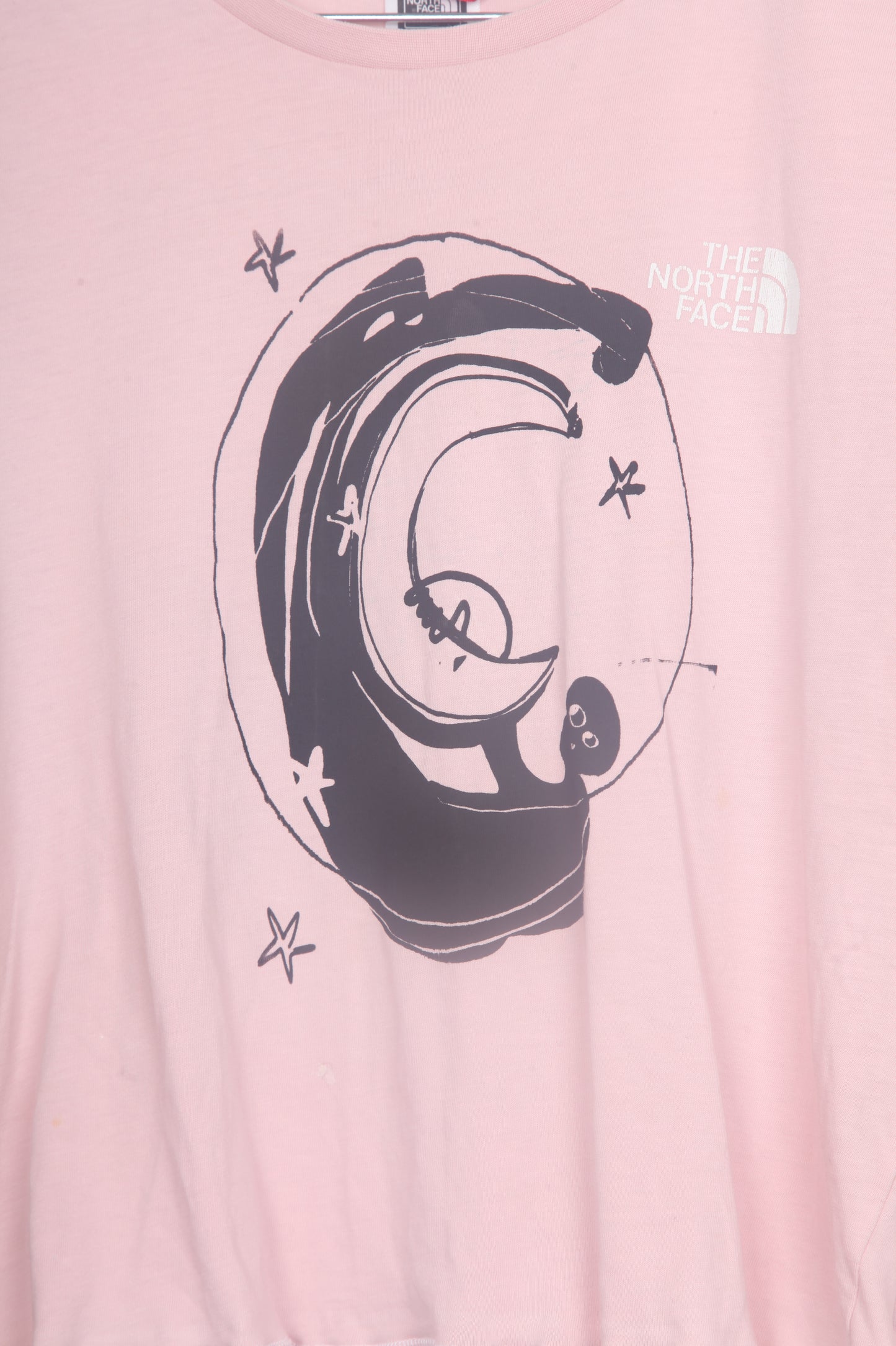 Cut & Sew Long Sleeve Top Graphic Prints (UK10)