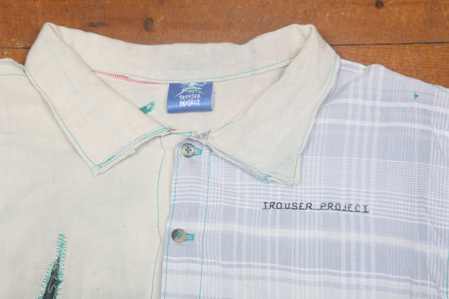 Long Sleeve Patchwork Snake Shirt (L)