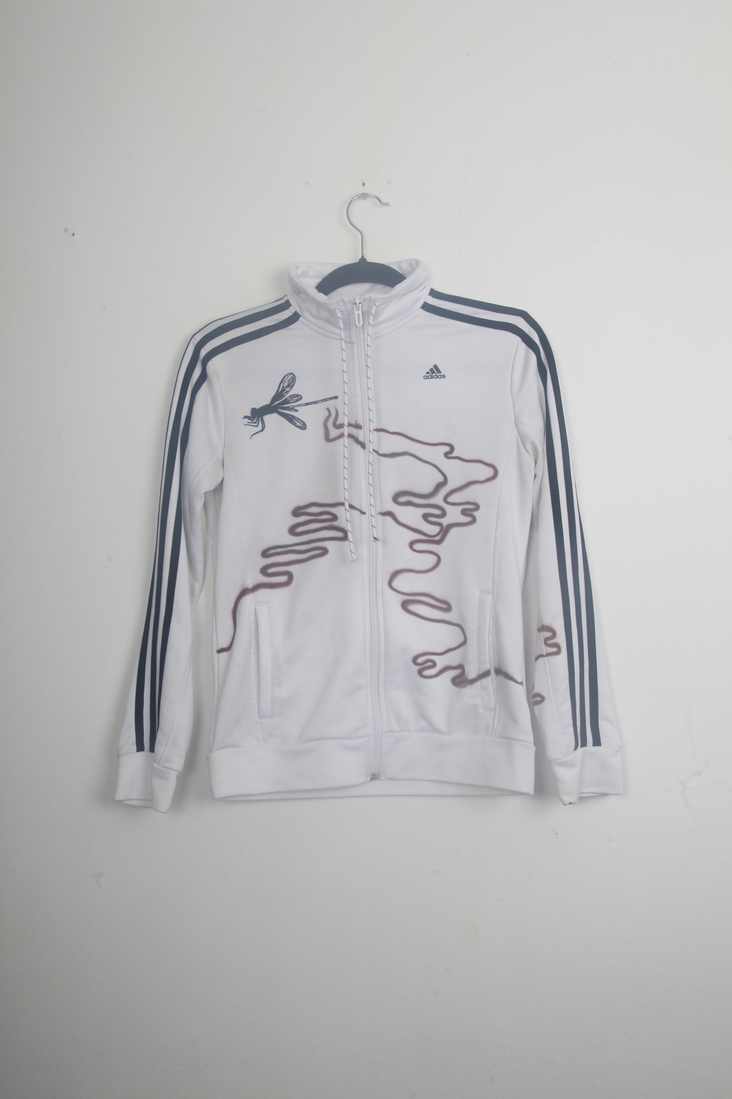 Zip Up Adidas Upcycled Jumper