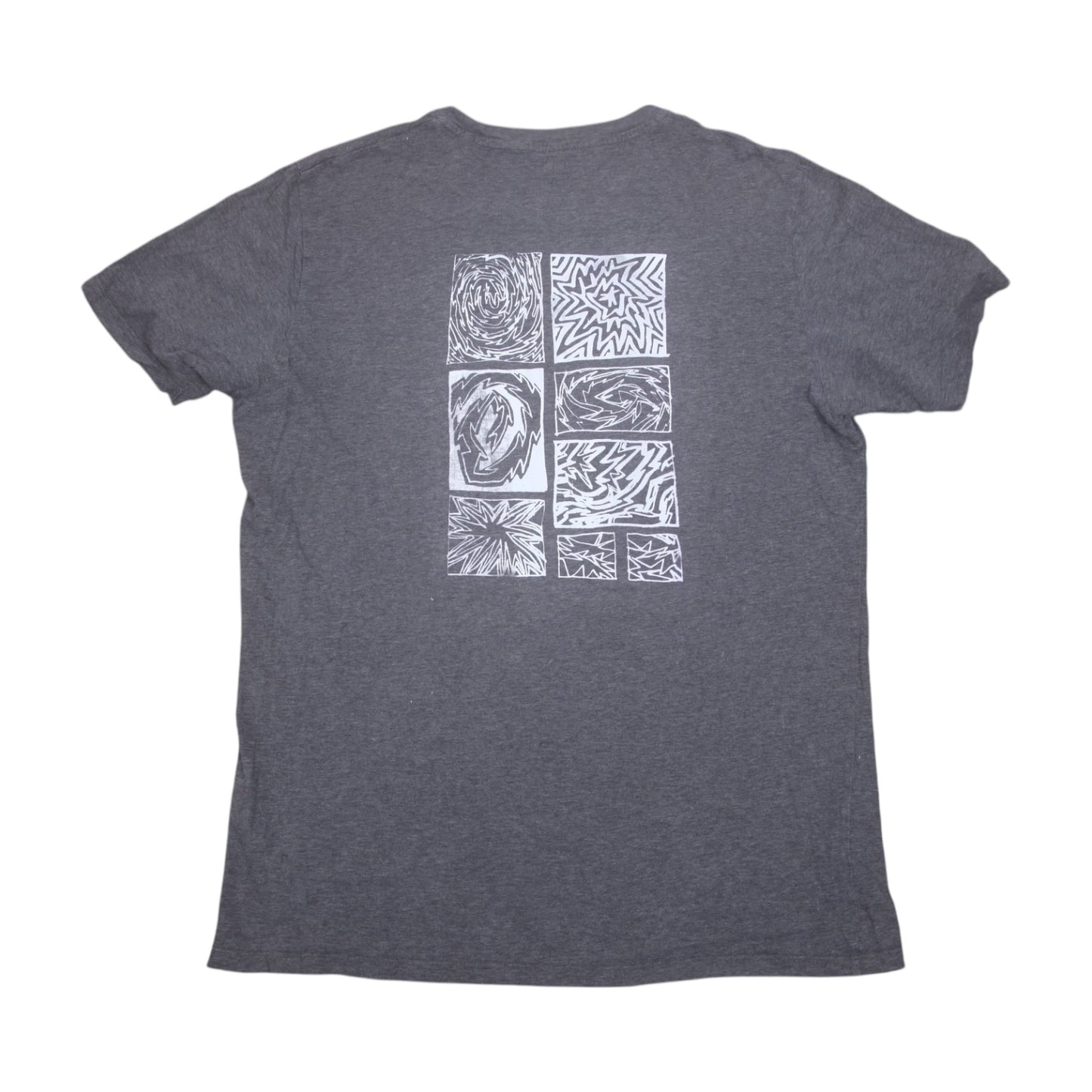 Screenprint Grey Short Sleeve T-Shirt (L)