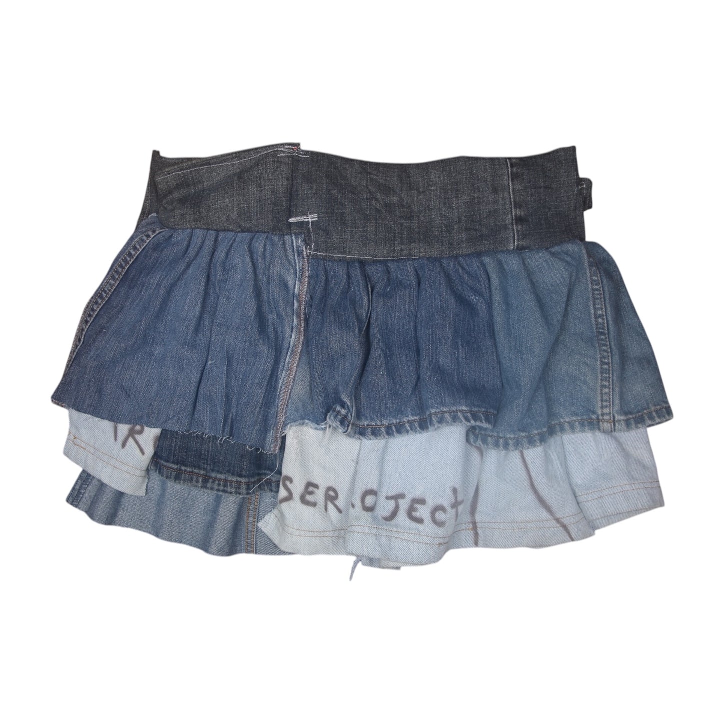 Denim Wrap Skirt