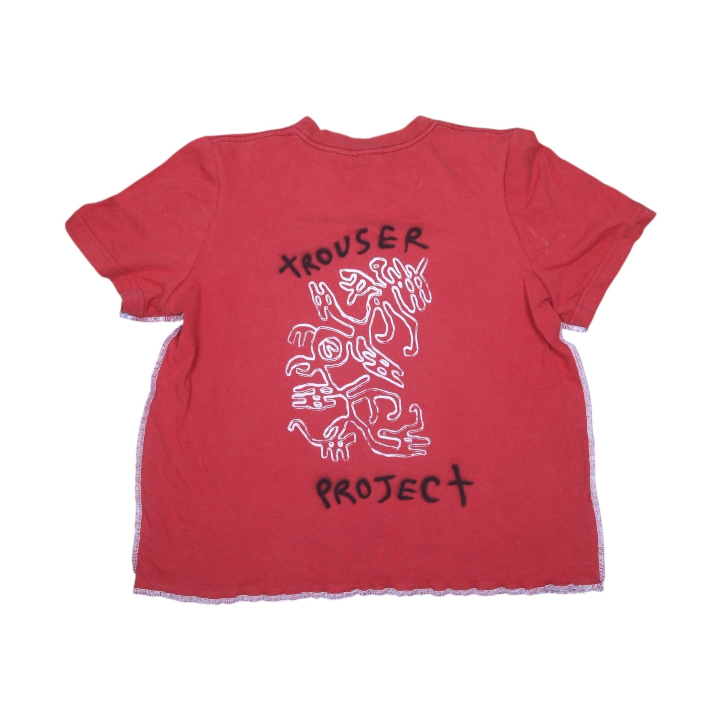Upcycled Graphic Screenprint T-Shirt (XL)