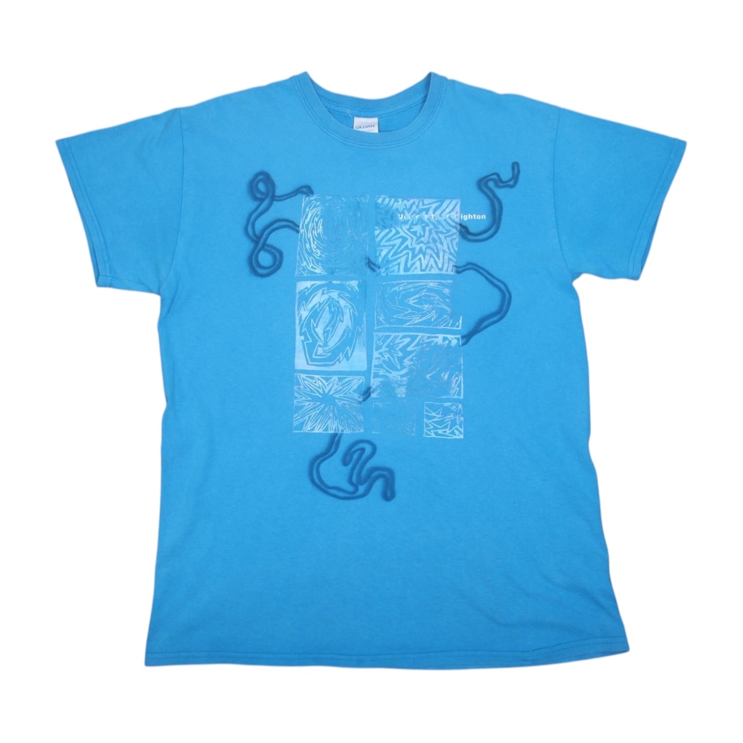 Graphic Blue Short Sleeve T-Shirt (M)