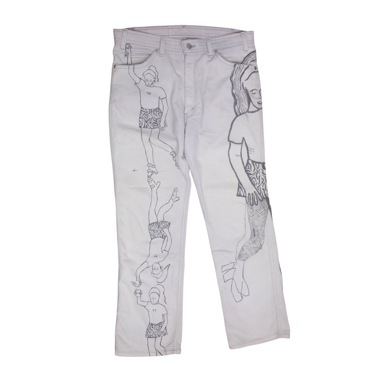 Levi's Hand Painted Trousers