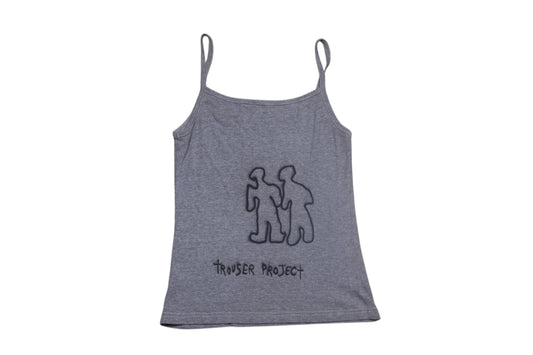 Upcycled Spaghetti Strap Vest (UK8)