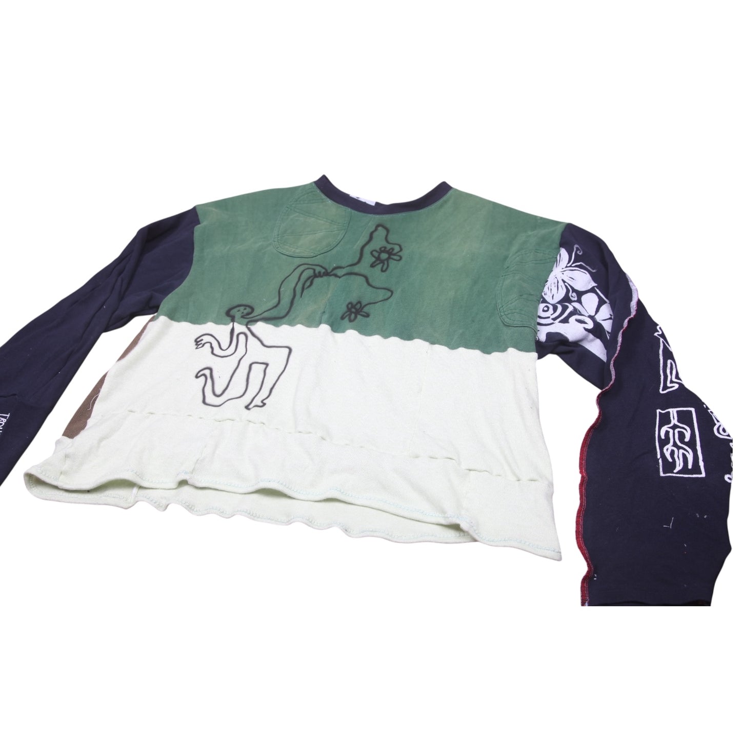 Handmade Long Sleeve Jumper Graphic Designs (XL)