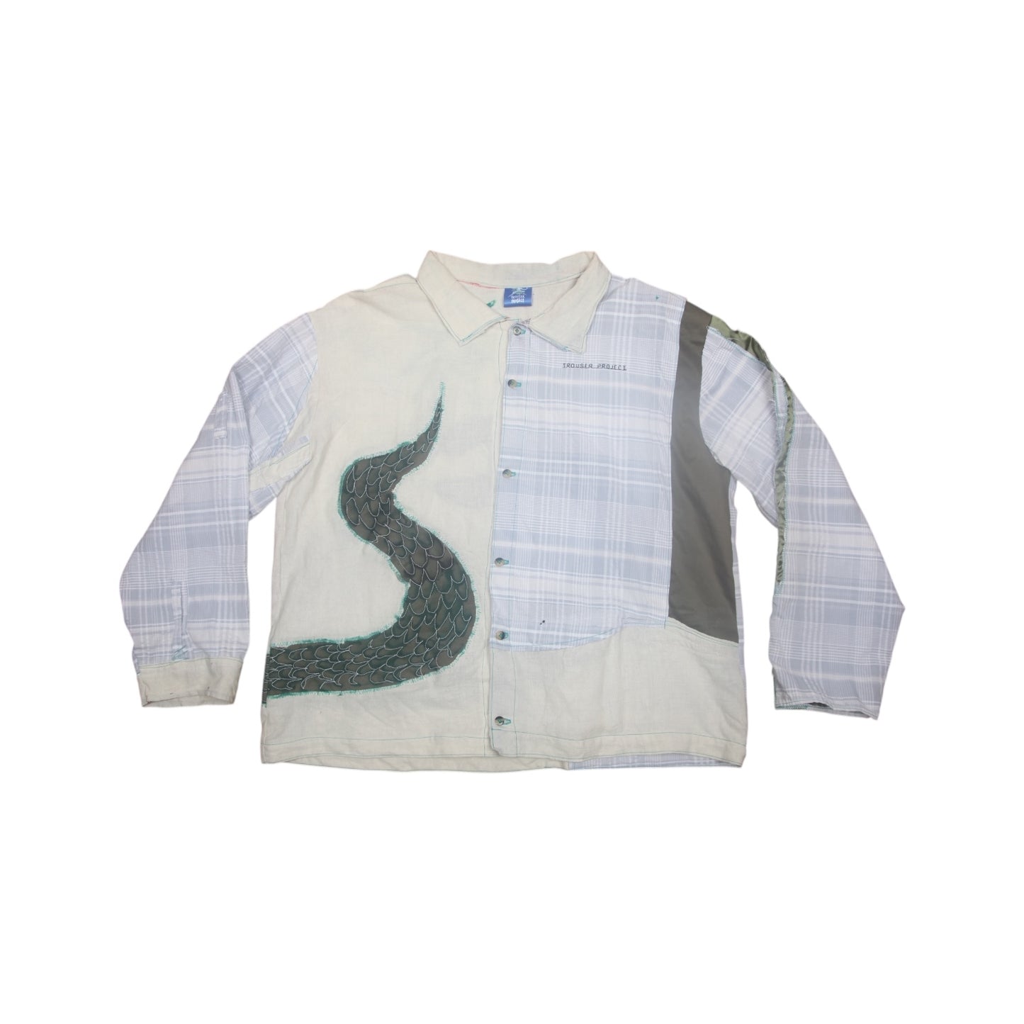 Long Sleeve Patchwork Snake Shirt (L)
