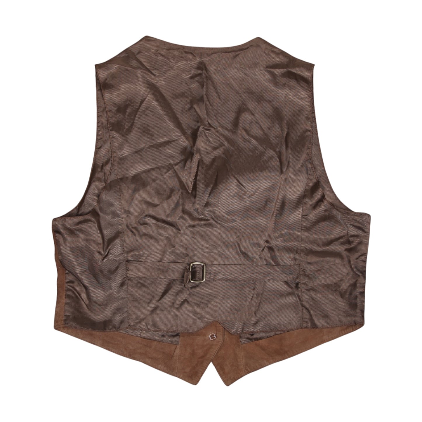Upcycled Suede Vest (L)