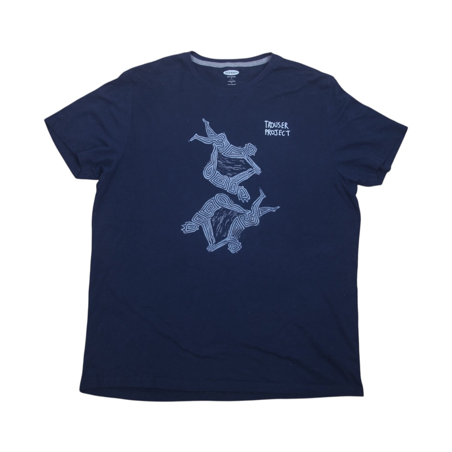 Upcycled Pre-Loved Graphic Screenprint T-Shirt (L)