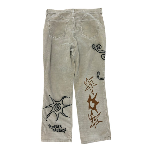 Upcycled Brown Corduroy Trousers (W33)