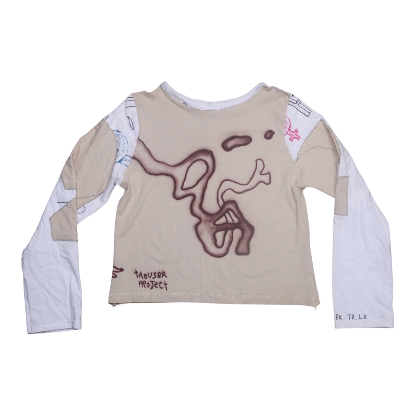 Long Sleeve Hooded Airbrush Top (UK10)