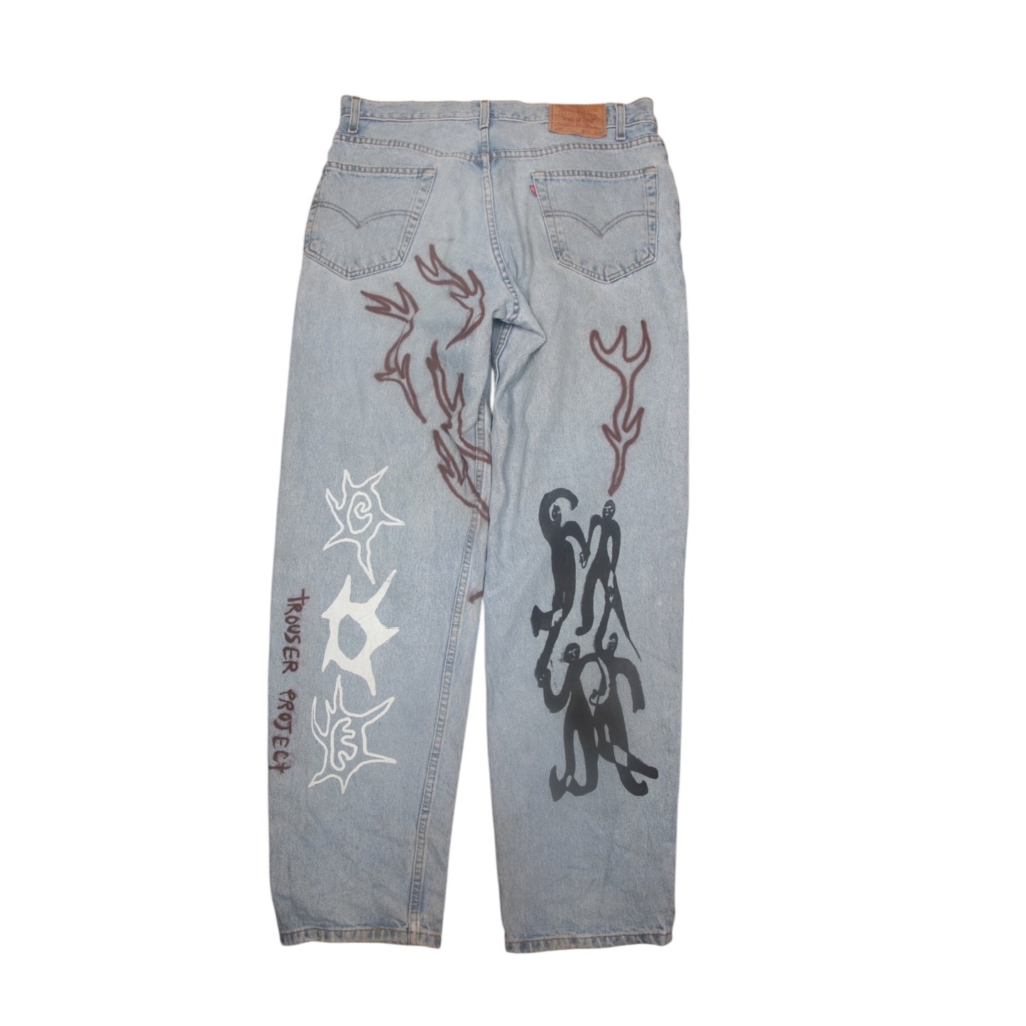 Vintage Hand Printed Levi's Jeans (W36)