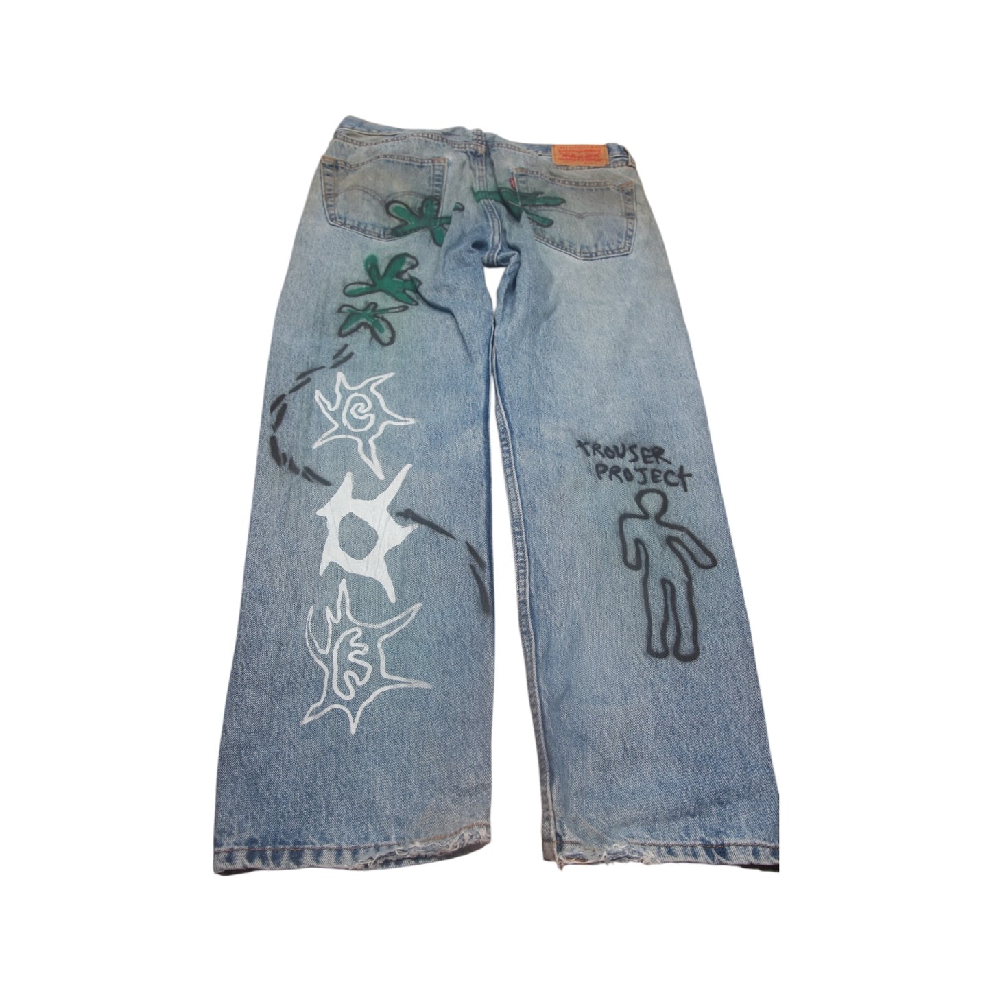 Vintage Hand Printed Levi's Jeans (W34)