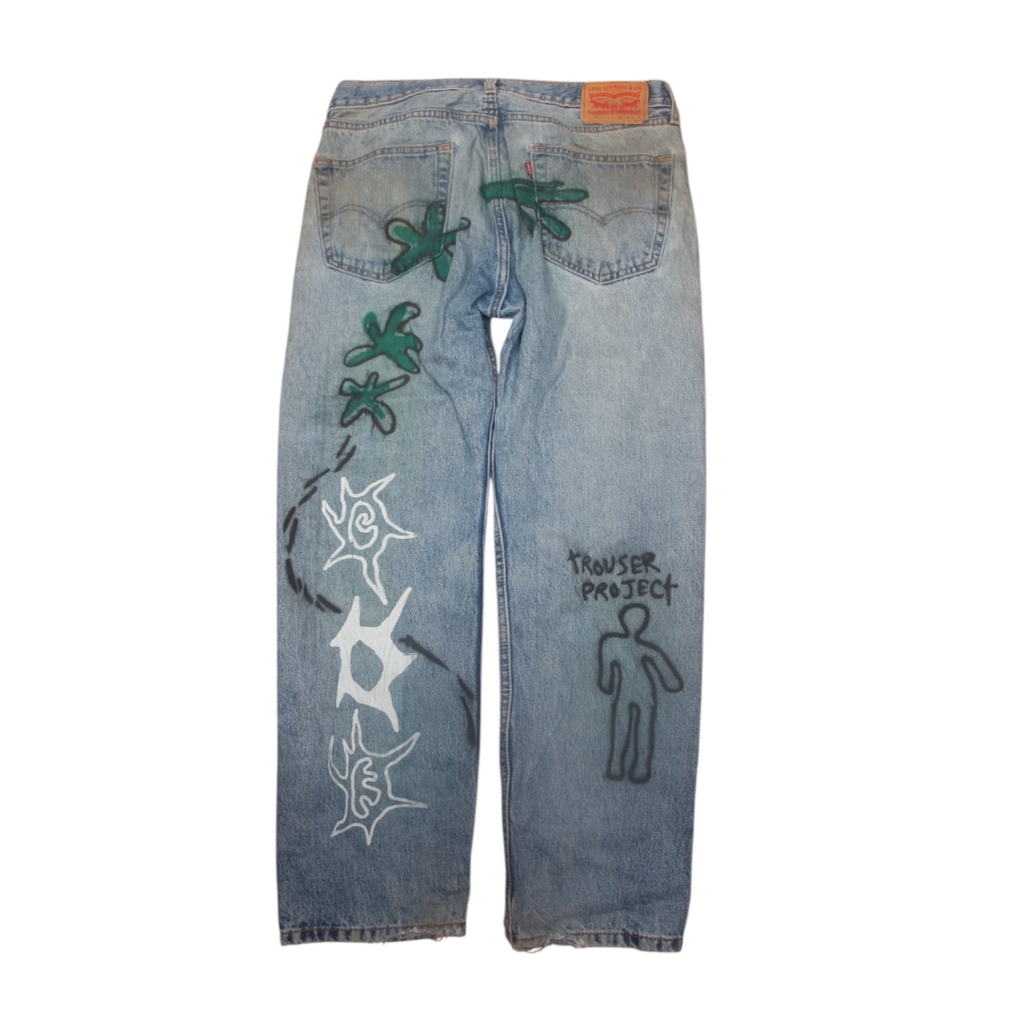 Vintage Hand Printed Levi's Jeans (W34)