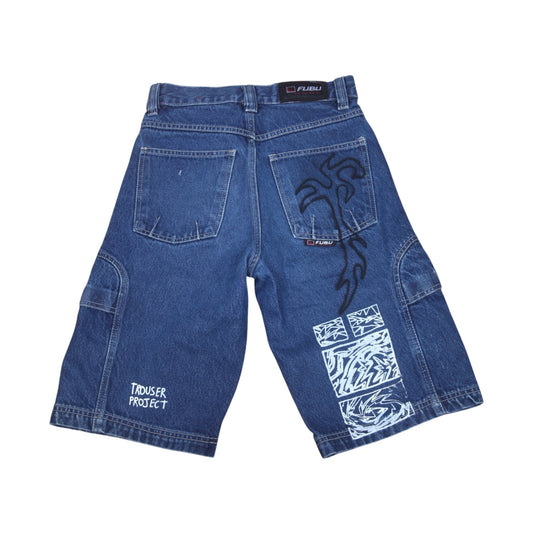 Upcycled Blue Denim Jorts