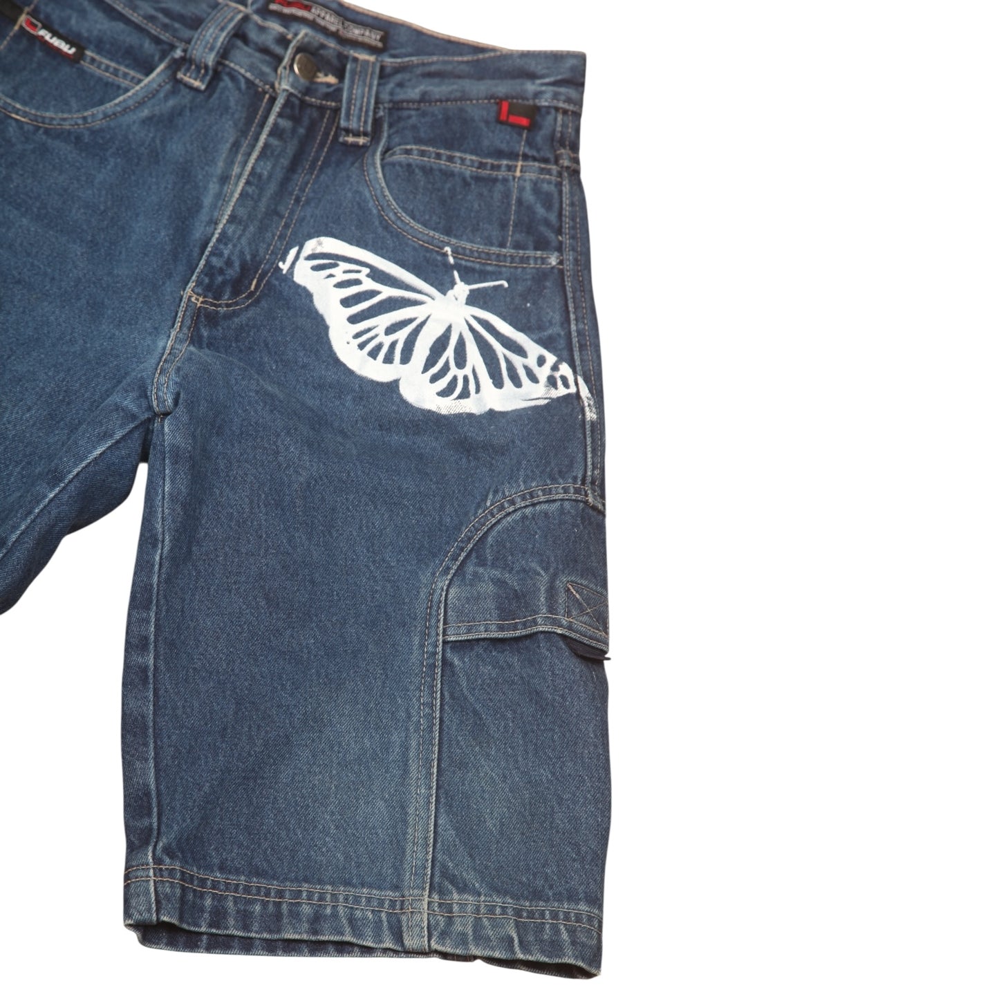 Upcycled Blue Denim Jorts