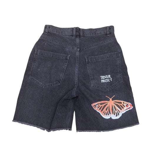 Upcycled Black Denim Jorts