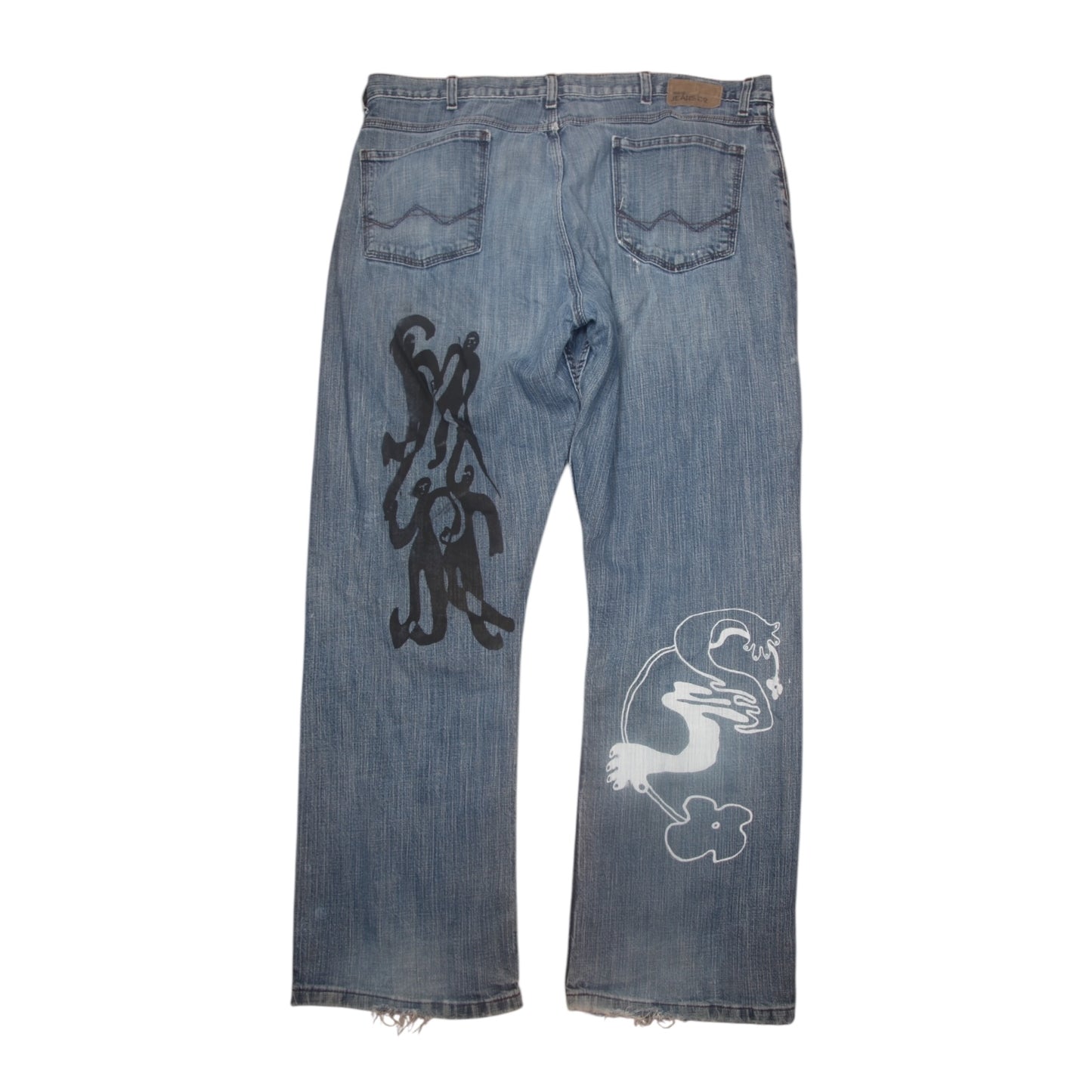 Vintage Hand Printed Wrangler Jeans (W40)