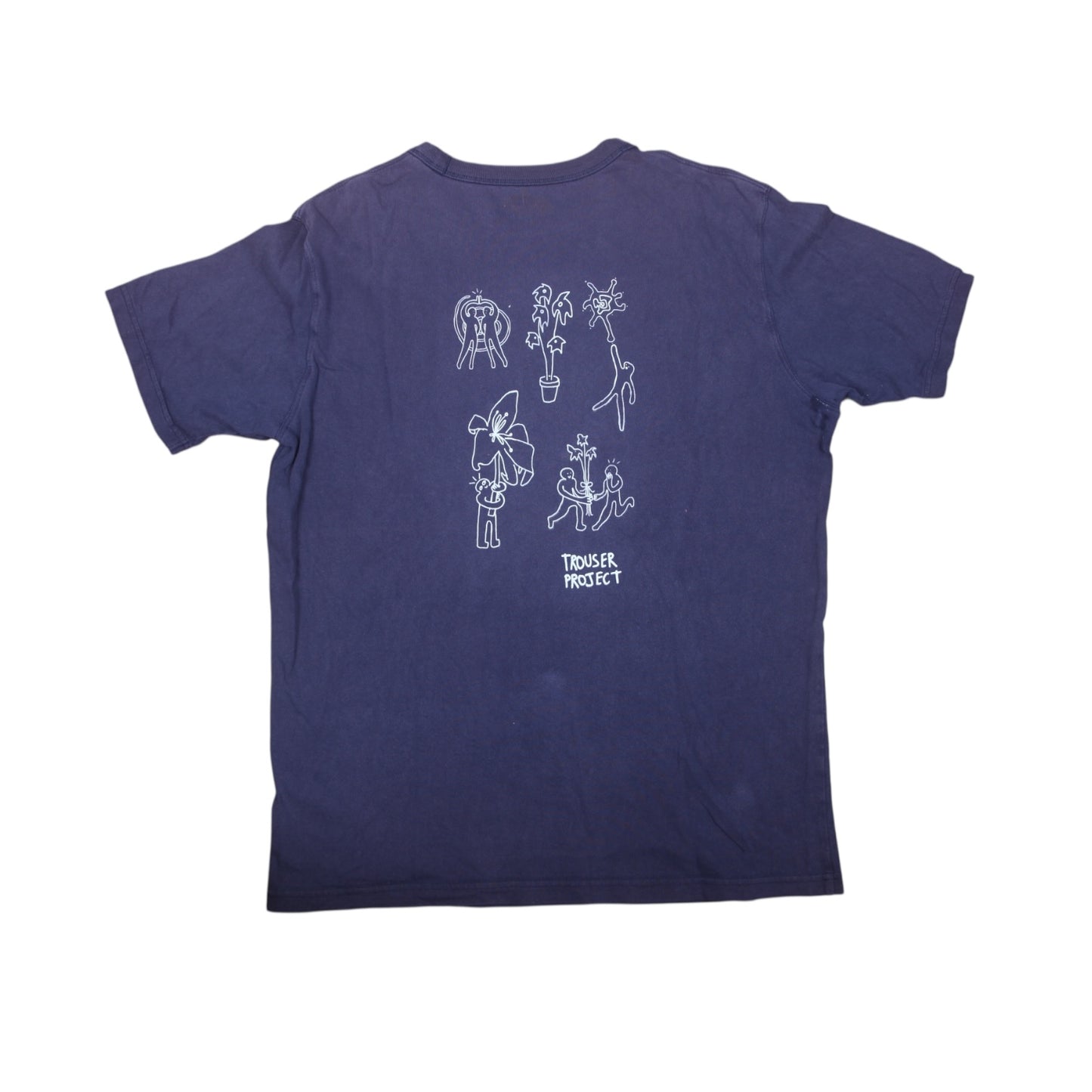 Pre-loved Upcycled Graphic Screen-print T-Shirt (XL)