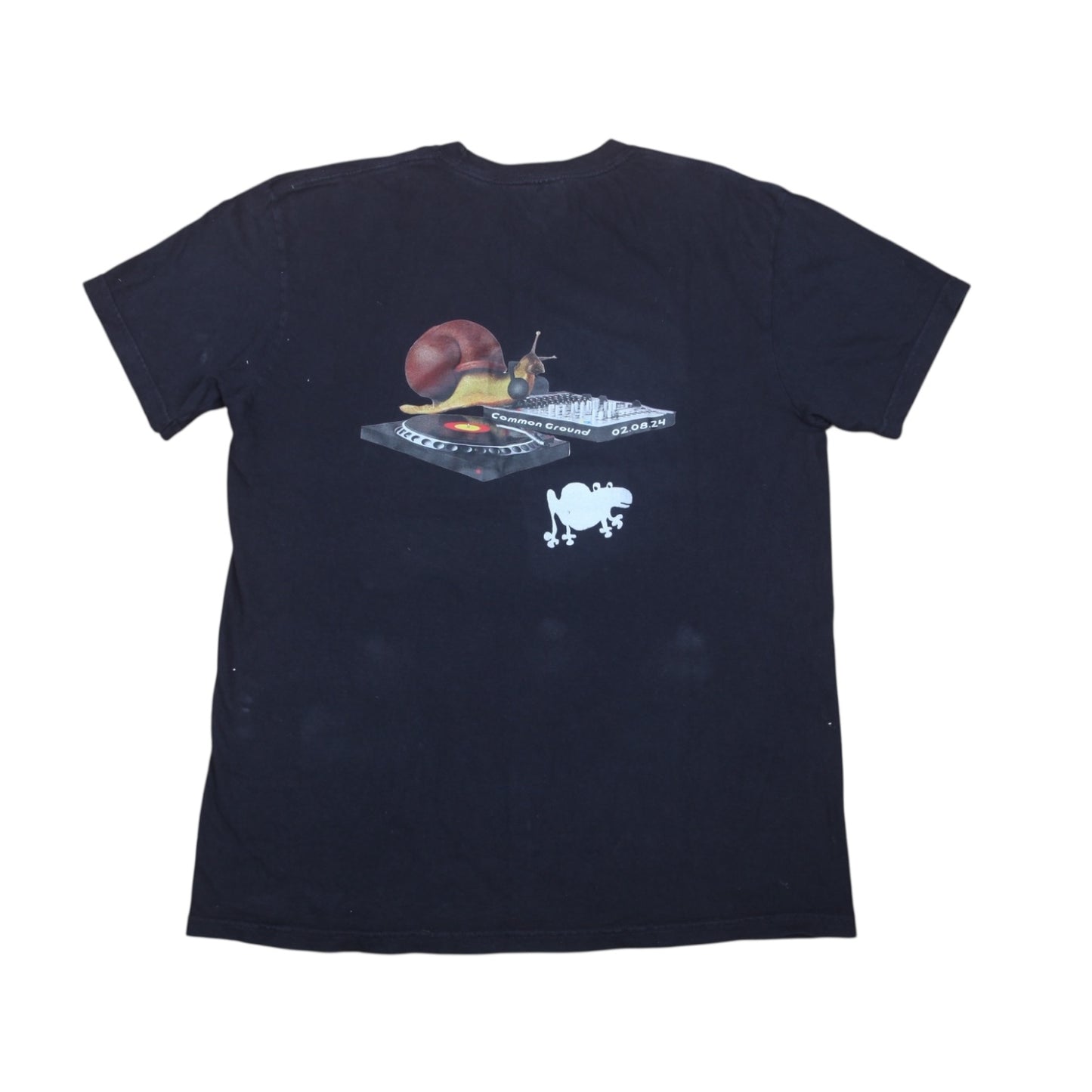 Sustainable Upcycled Graphic Screenprint T-Shirt (XL)