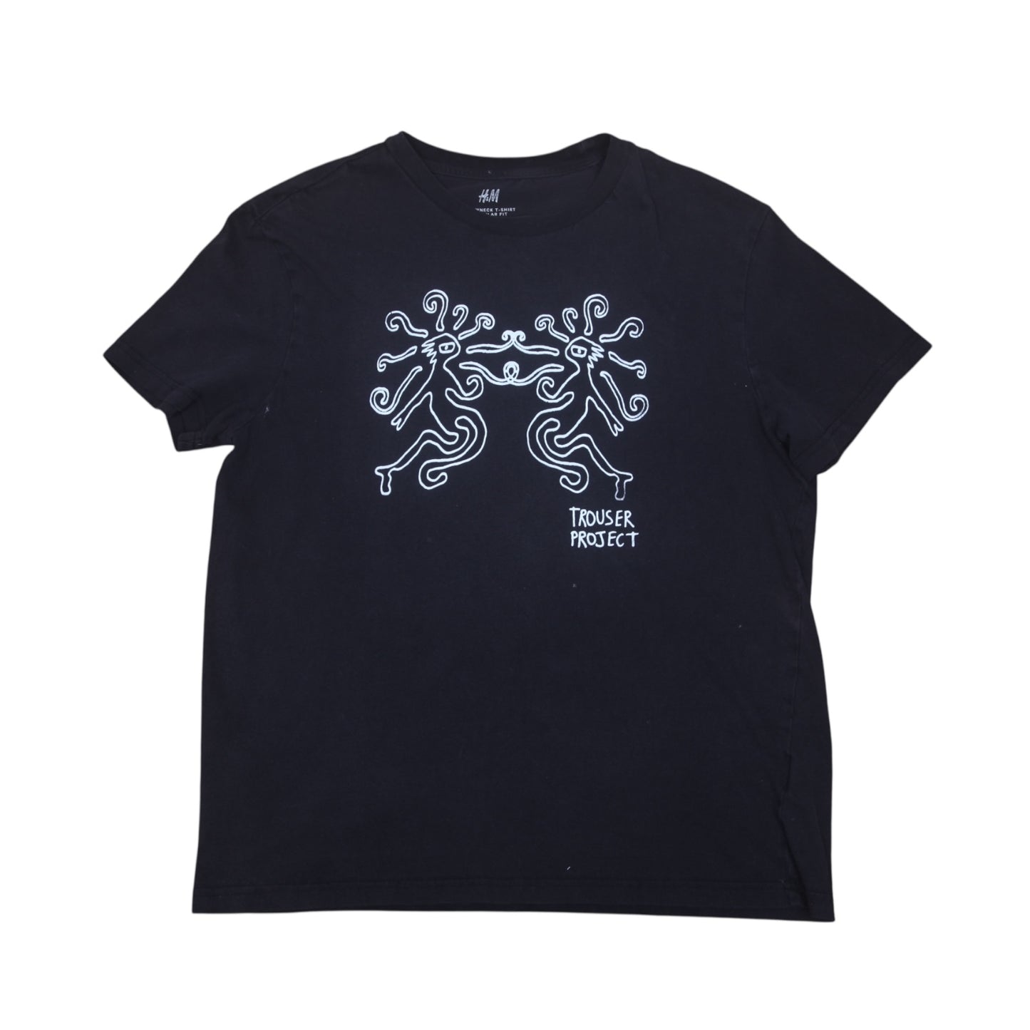 Graphic Black Short Sleeve T-Shirt (M)