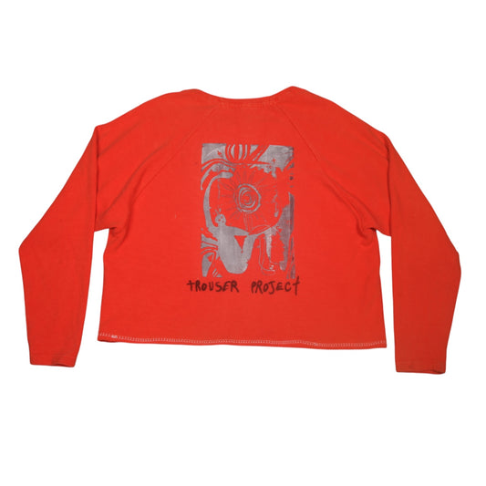 Upcycled Orange Jumper (L)