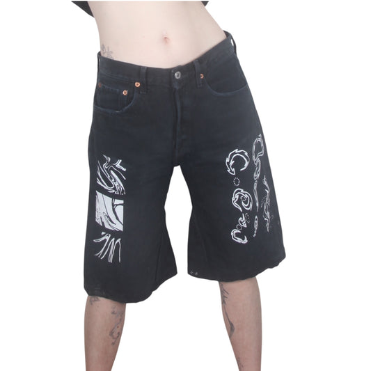 Reworked Levi's Denim Jorts W31