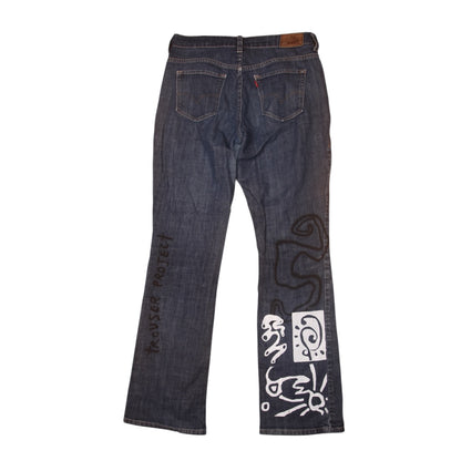 Bootleg Levi’s Upcycled Jeans