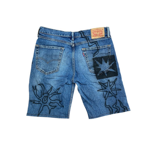Upcycled Vintage Levi’s Denim Jorts – Reworked (W32")