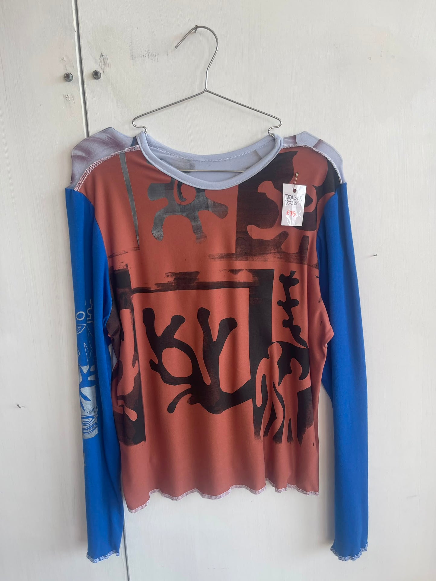 Long Sleeve Screenprint Fitted Tee (UK16/18)