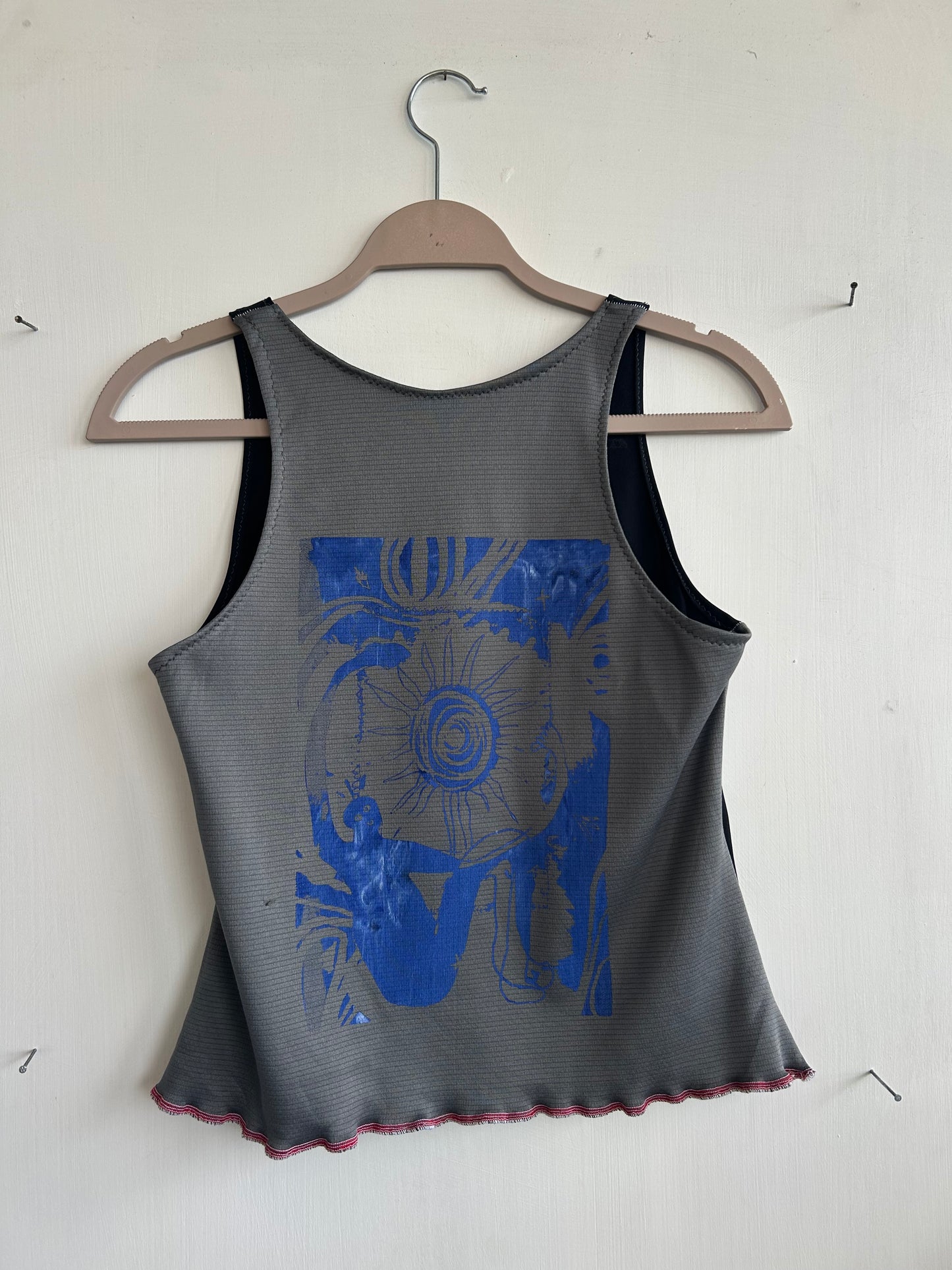 Reworked Screenprint Vest Top (UK8/10)