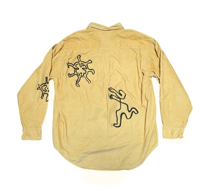 Yellow cord shirt