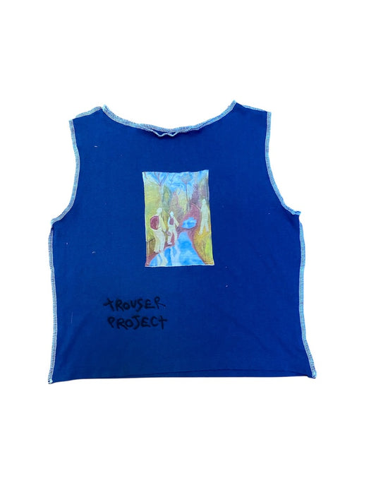 Butterfly tank navy