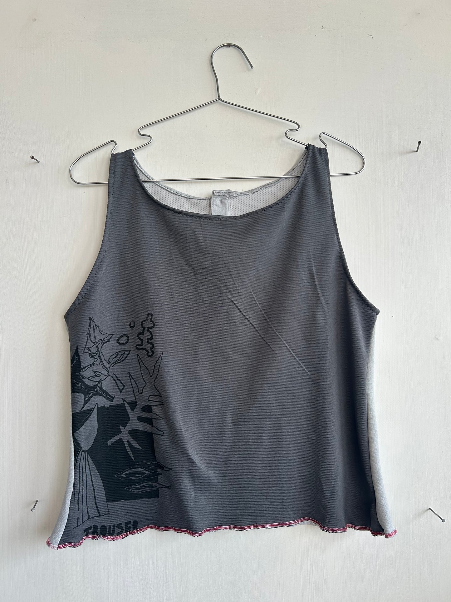 Reworked Screenprint Vest Top (UK8/10)
