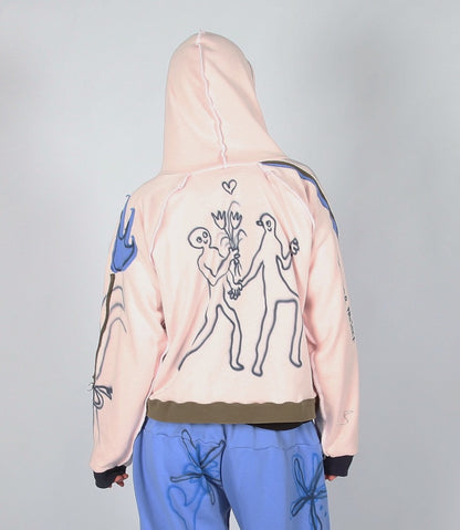 Pink lovers hoodie