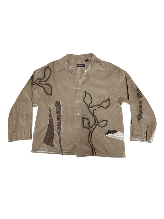 Reworked cord shirt
