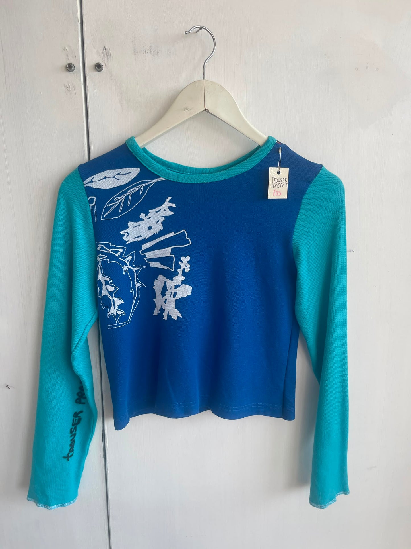 Long Sleeve Screenprint Fitted Tee (UK8/10)