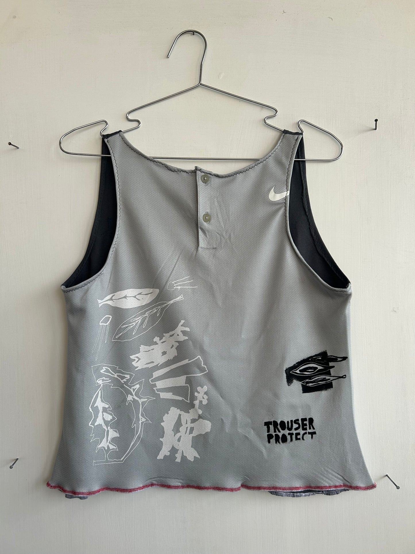 Reworked Screenprint Vest Top (UK8/10)