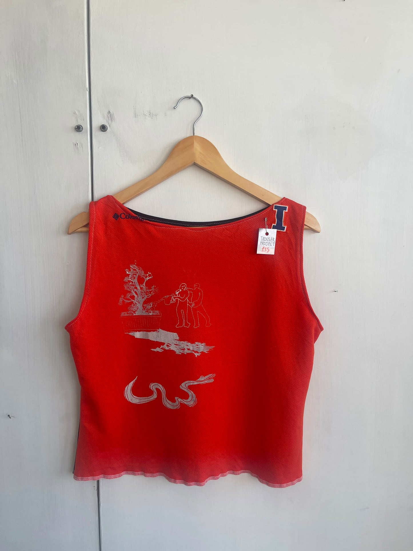 Reworked Screenprint Vest Top (UK16/18)