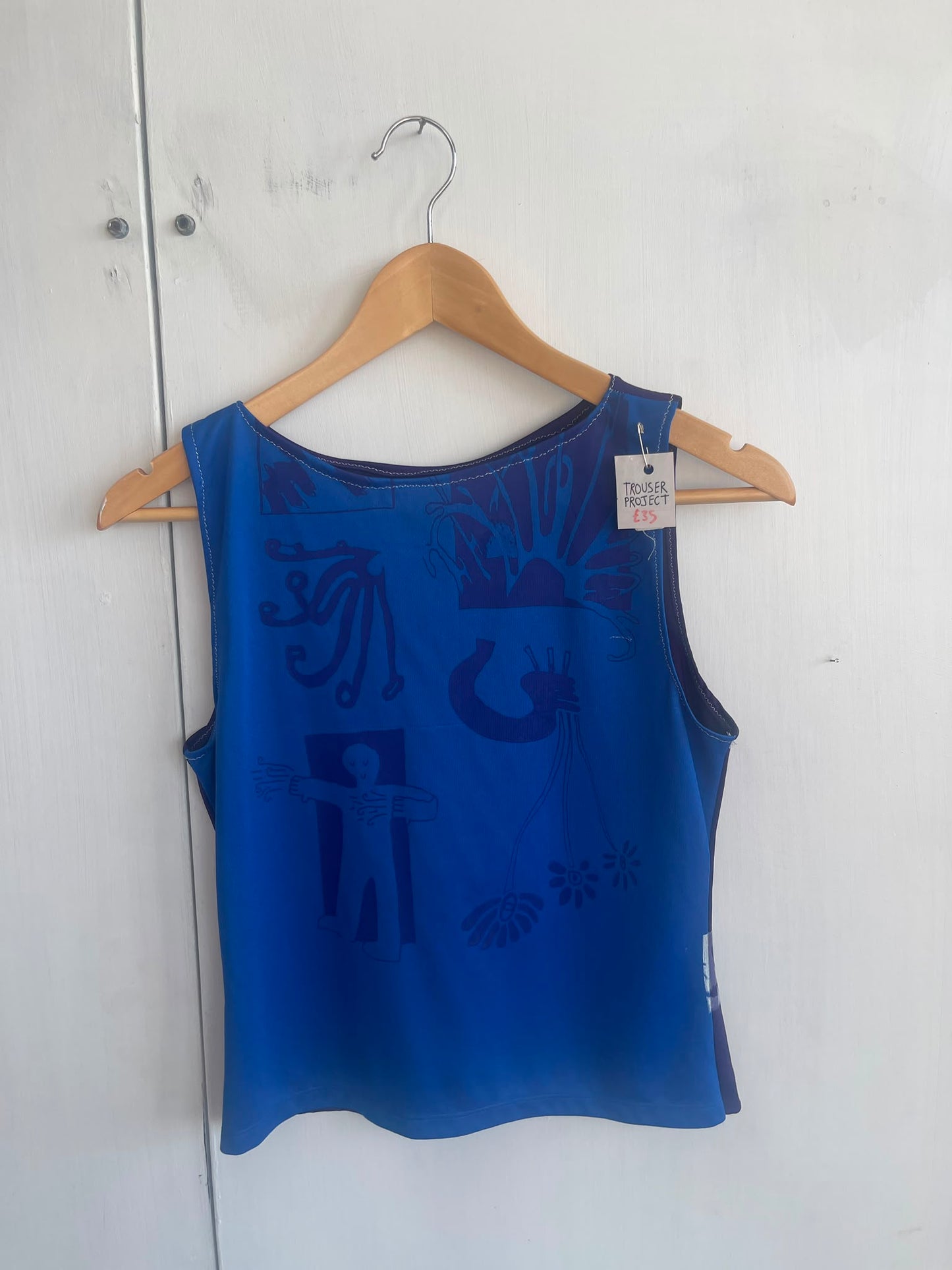Reworked Screenprint Vest Top (UK8/10)