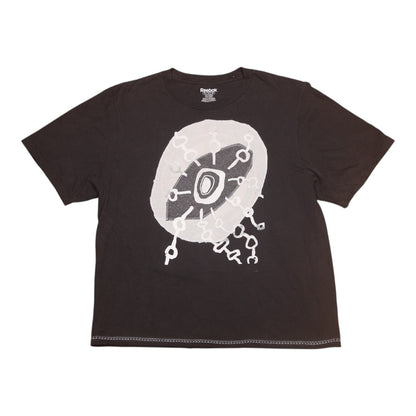 Upcycled Illustrated Screenprint T-shirt (M)