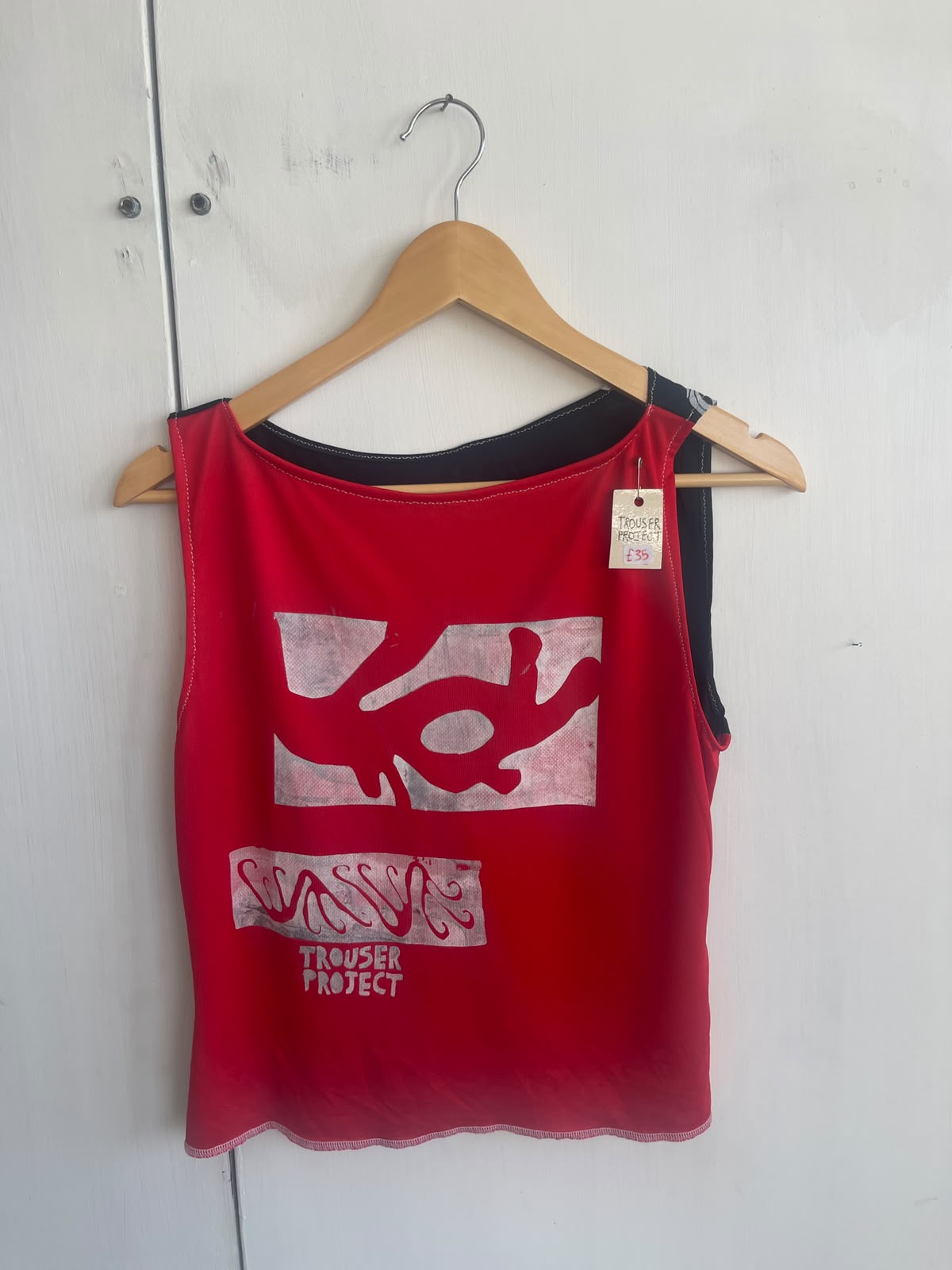 Reworked Screenprint Vest Top (UK12/14)