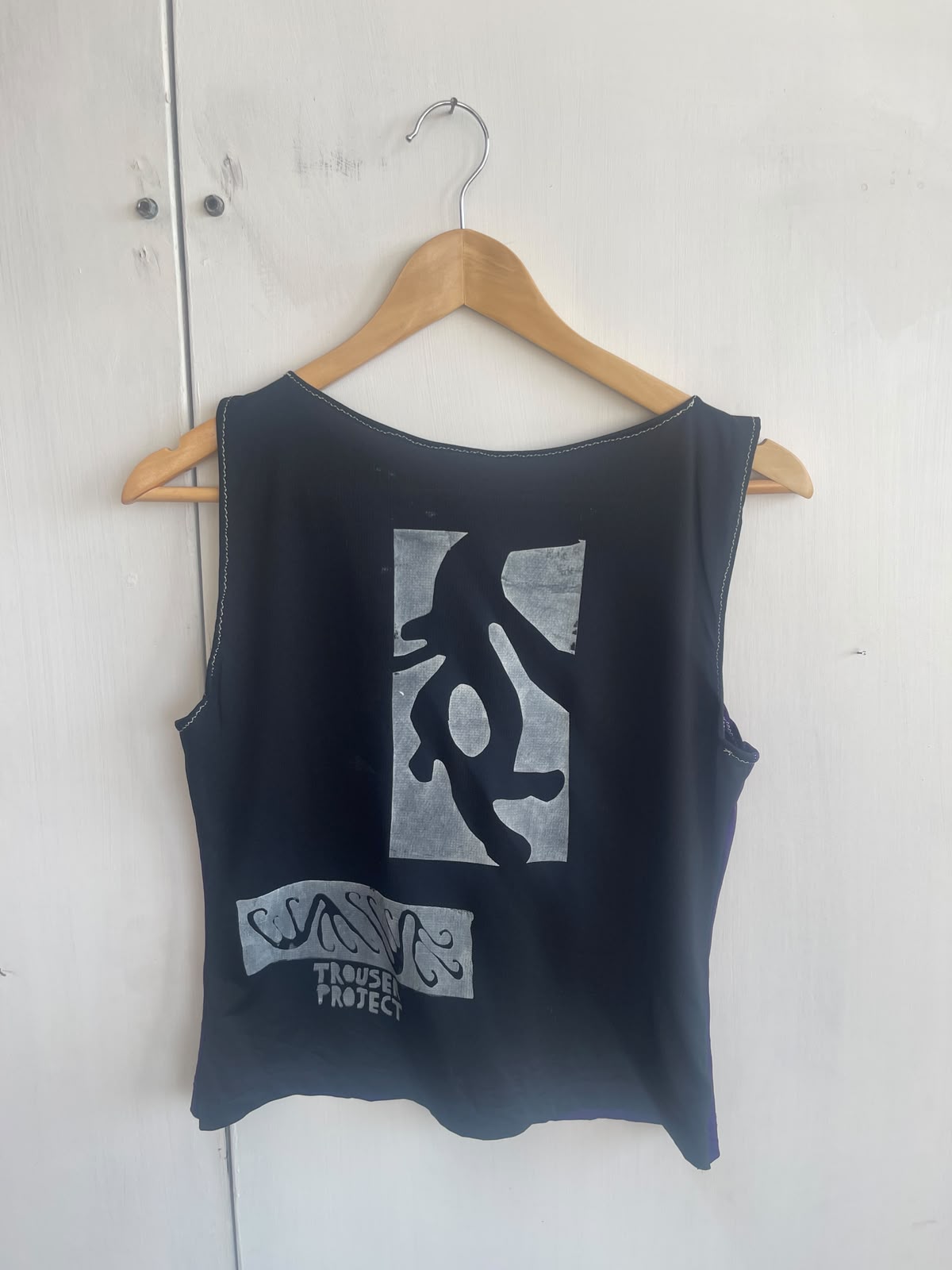 Reworked Screenprint Vest Top (UK10/12)