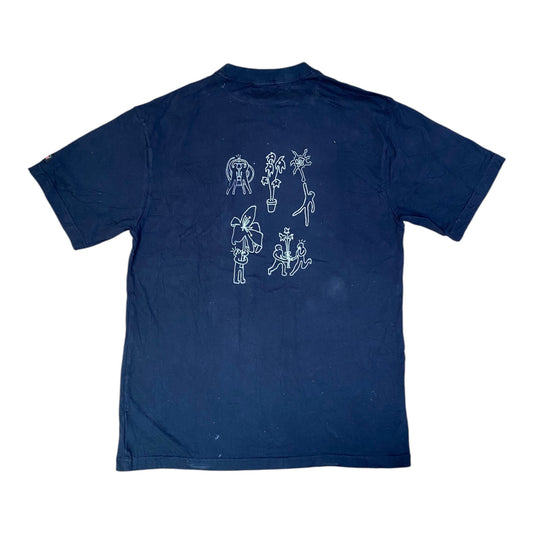 Butterfly Upcycled Pre-Loved T-Shirt – Hand Screenprinted & 1of1