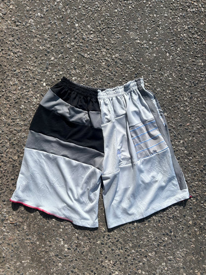 Reworked Patchwork Sports Shorts