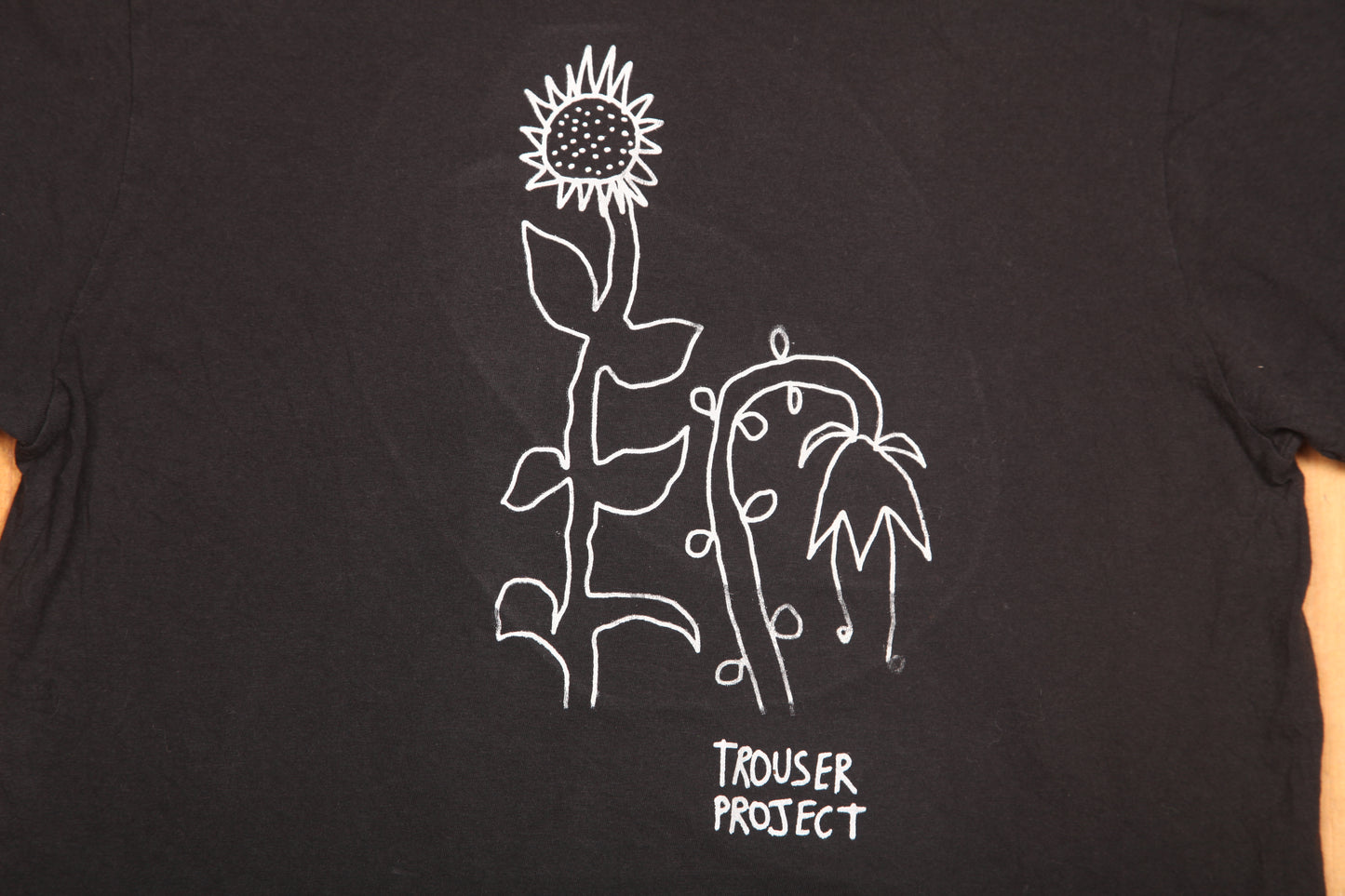 Upcycled Illustrated Screenprint T-shirt (M)