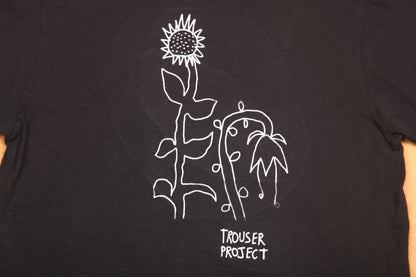 Upcycled Illustrated Screenprint T-shirt (M)